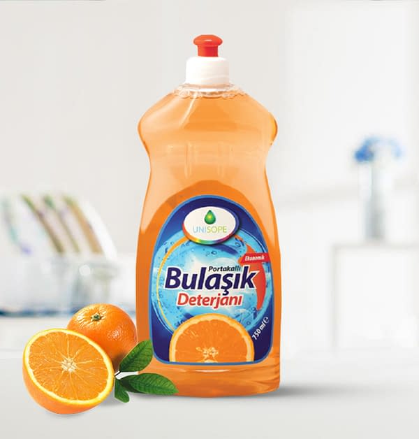 Unisope elde bulaşık deterjanı portakal kokulu