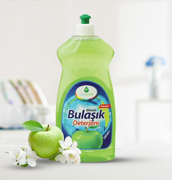 Unisope elde bulaşık deterjanı elma kokulu